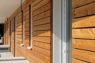 Parte del rivestimento esterno in legno