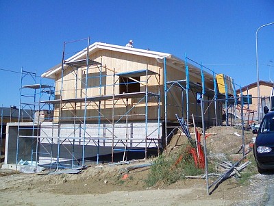 Copertura con sistema tetto ventilato